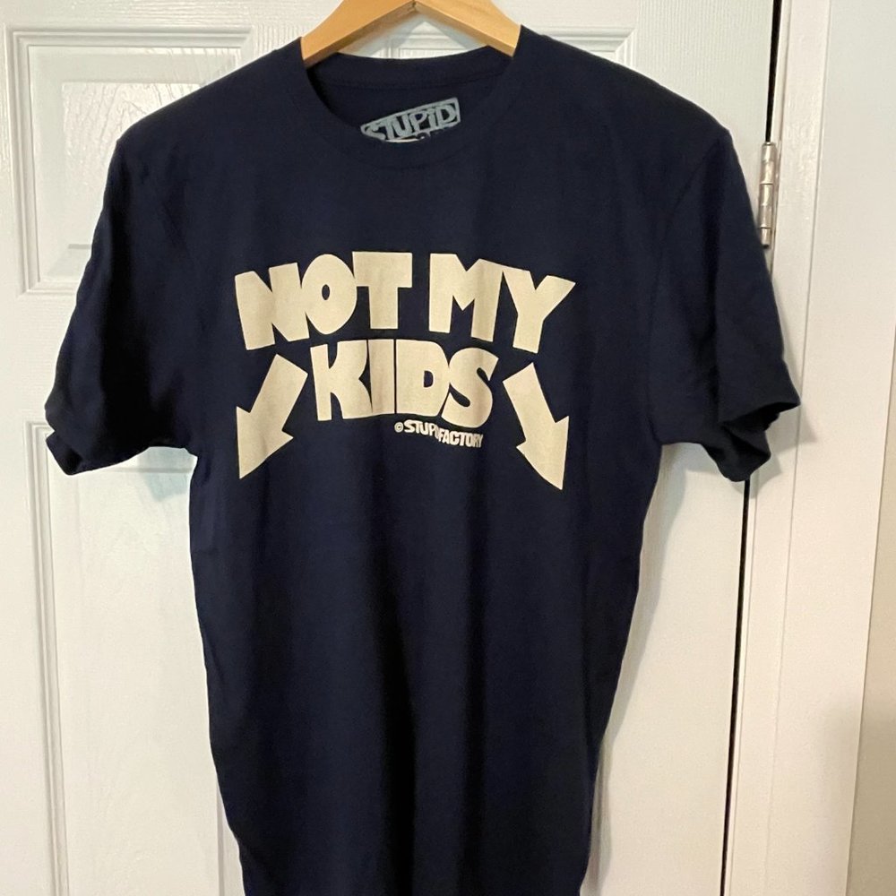 Stupid Factory -  t shirt - black - medium size